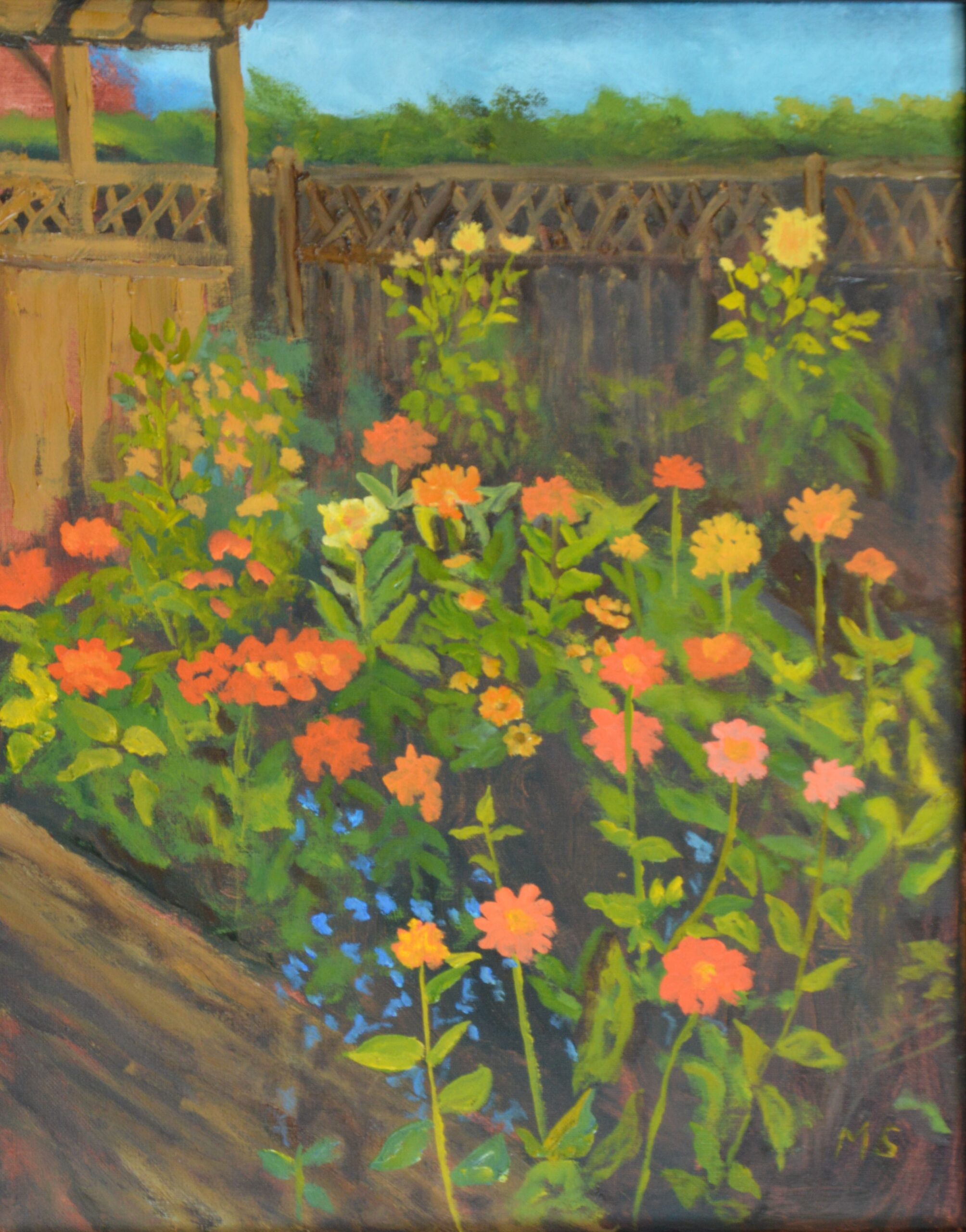 Garden Behind the Fence