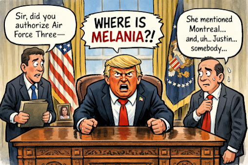 Melania is getting more assertive…