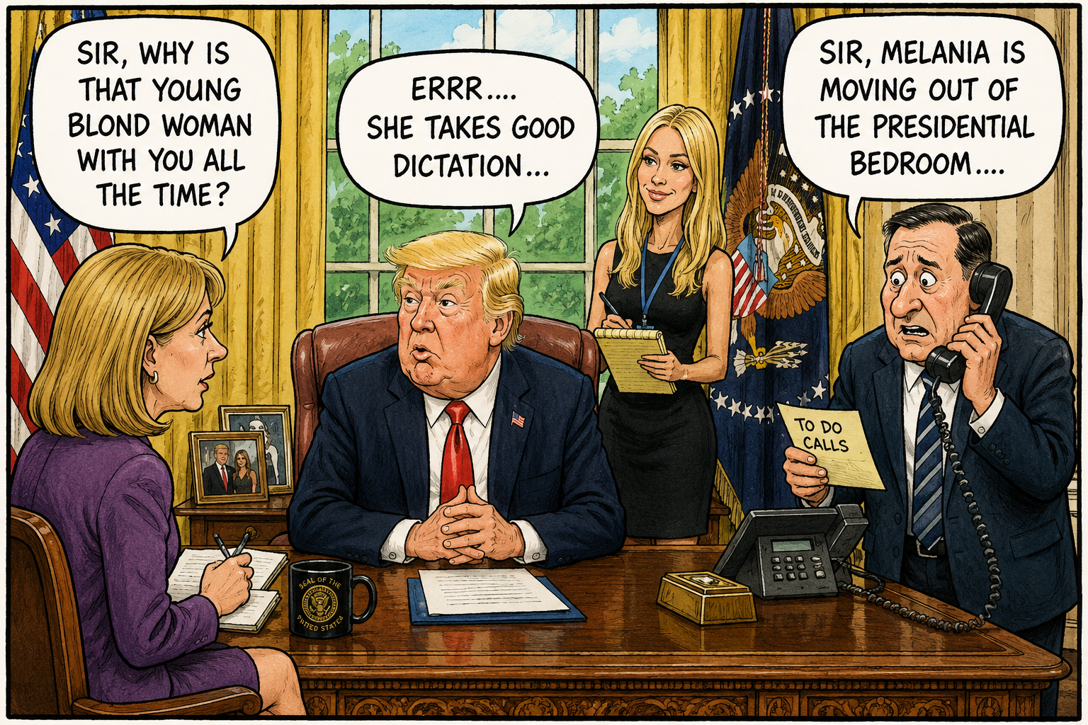 Sure she does…