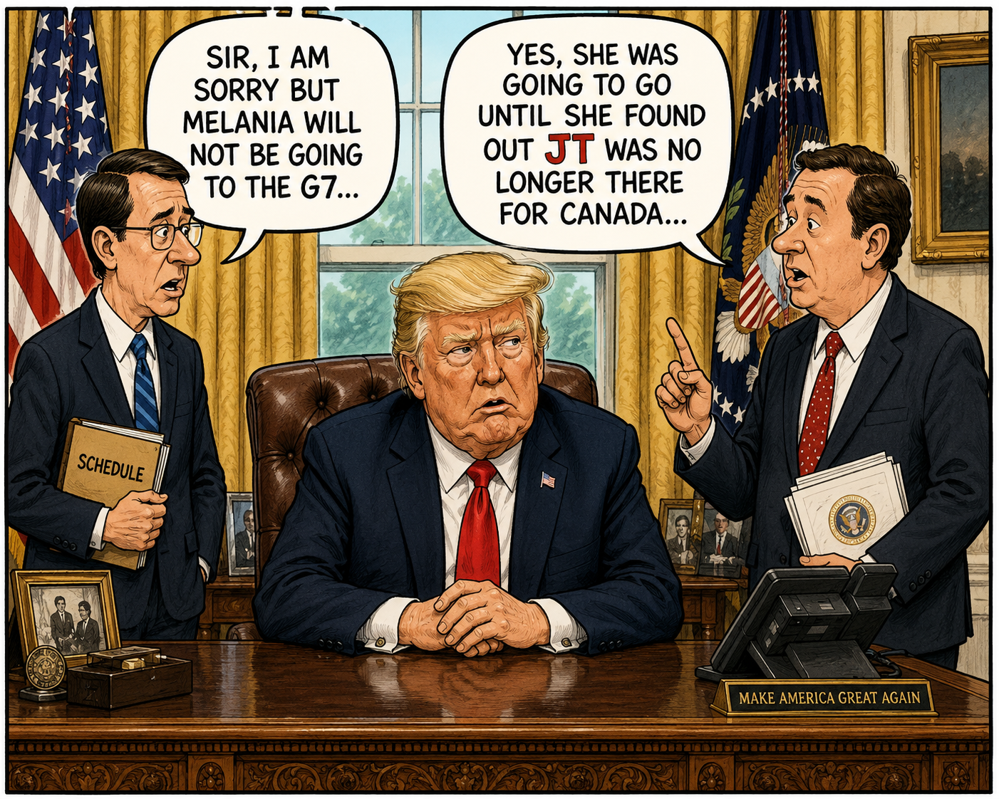 Oh Melania..Oh Canada!