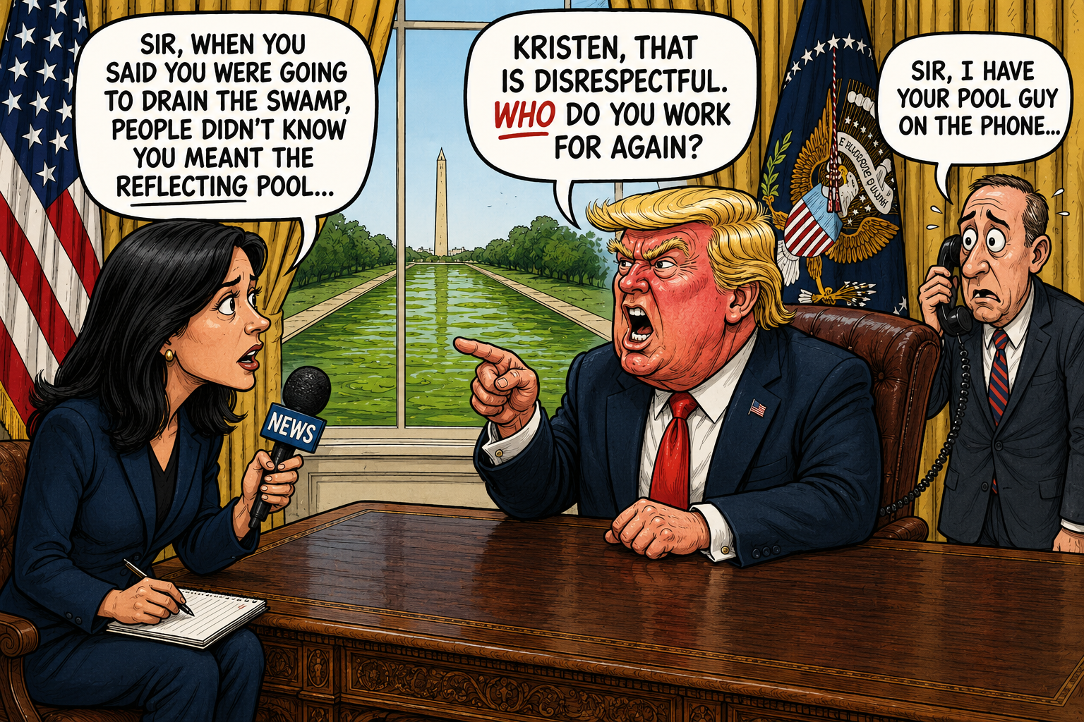 Oh, that’s the swamp he meant!