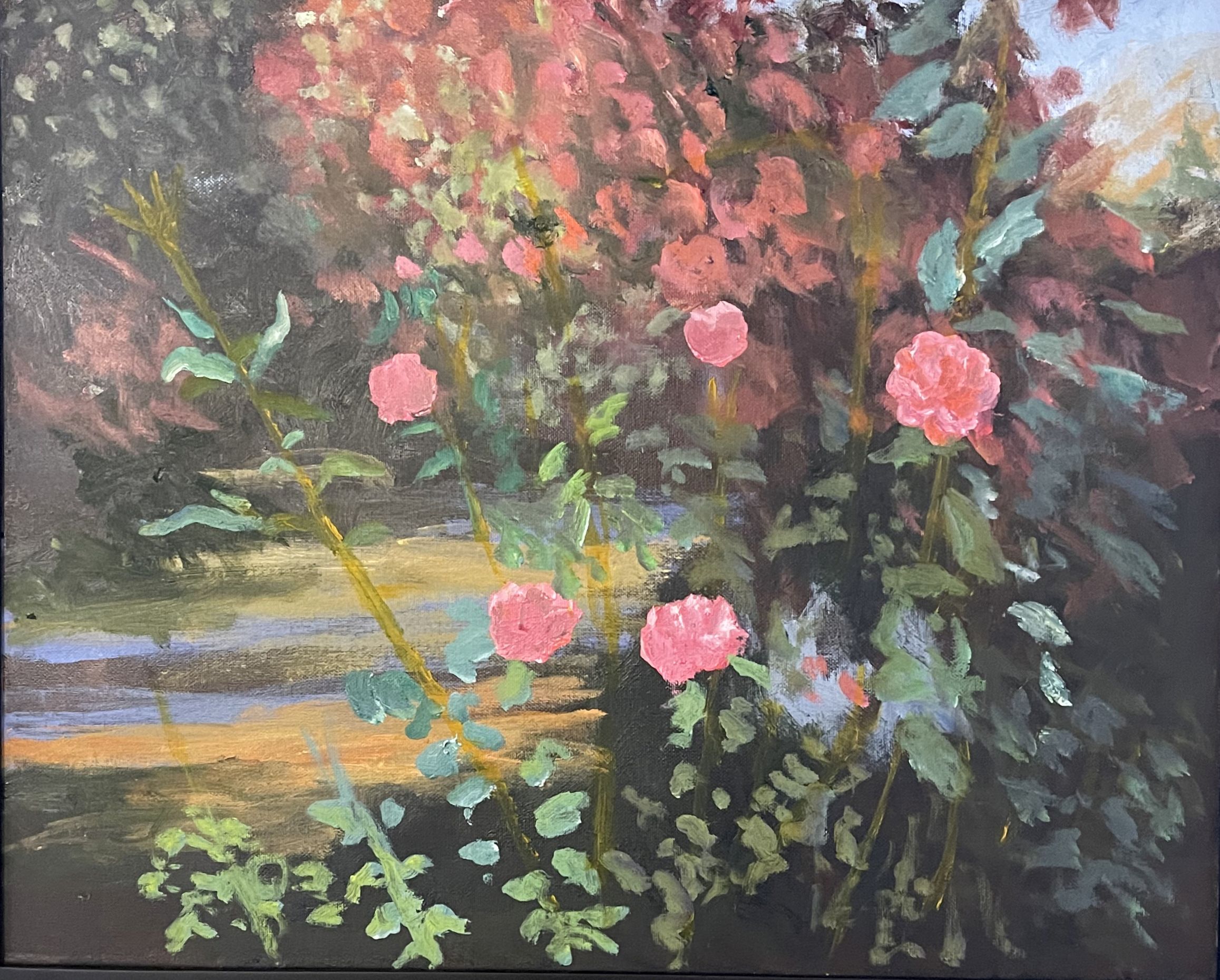 Flowers near the Street
