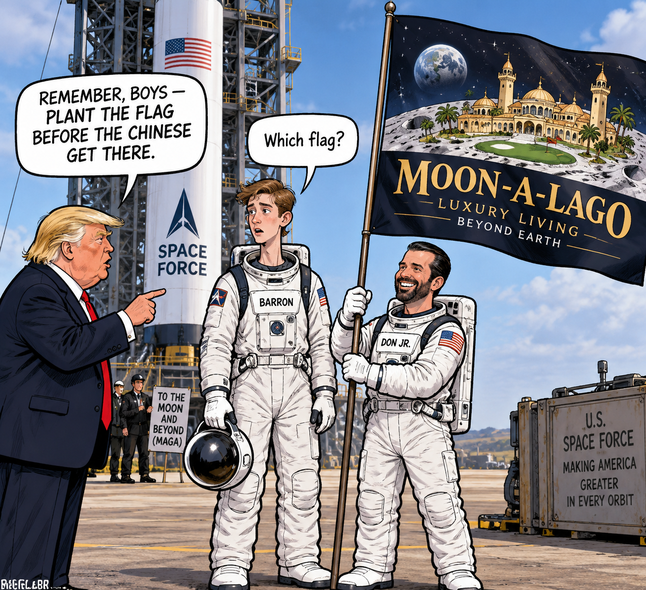 So that’s why he wanted Space Command!